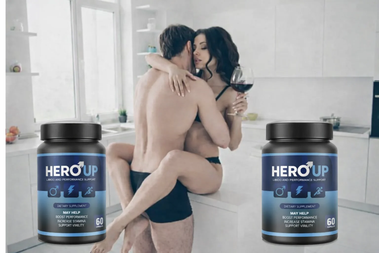 Hero Up Natural Male Vitality Supplement
